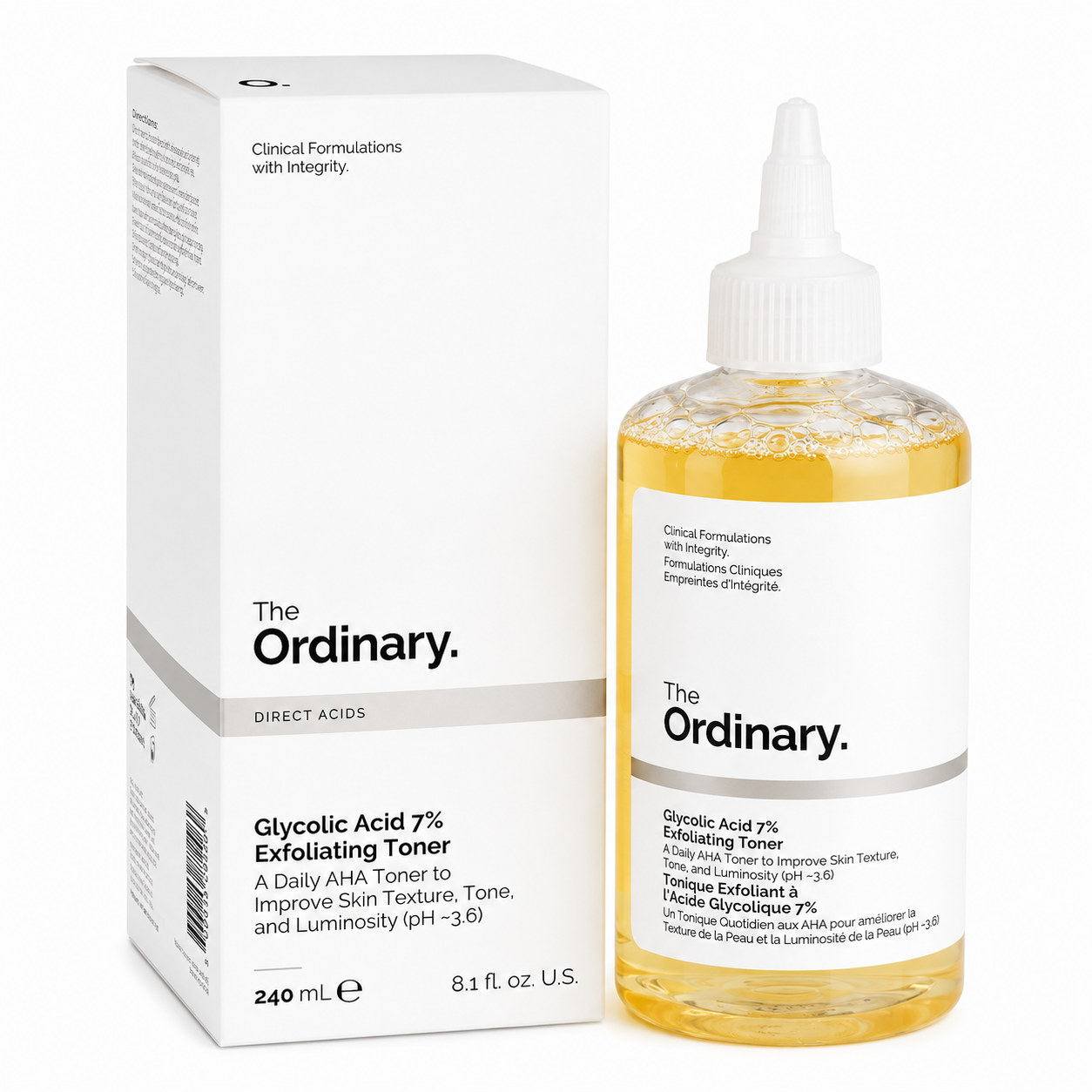 The Ordinary Glycolic Acid 7% Exfoliating Toner – 240ml