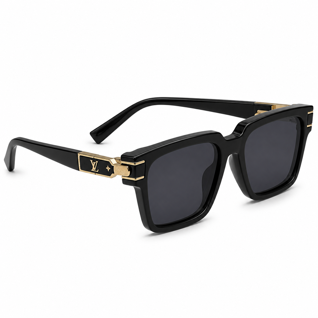 Louis Vuitton — Iconic Black Square Sunglasses