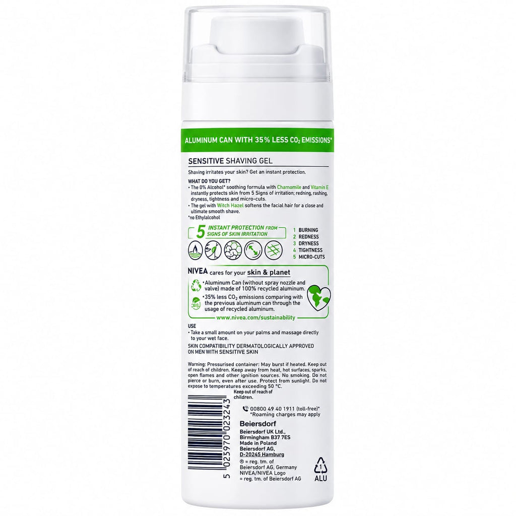 NIVEA MEN Sensitive Shaving Gel